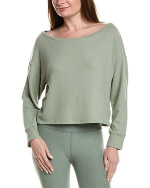 Beyond Yoga Let Loose Pullover - Green