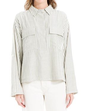 Max Studio Collared Blouse - White