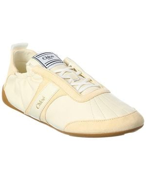 Chloé Kick Leather Sneaker - White