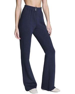 Spanx Brushed Flare Leg Pant - Blue