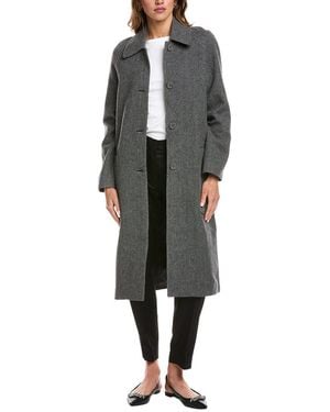 Officine Generale Officine Generale Ombeline Wool Coat - Black