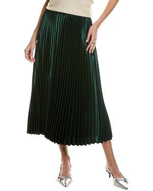 Anne Klein Pleated Skirt - Green