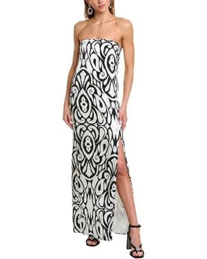 Nicholas Axelie Strapless Tube Gown - White