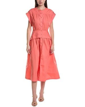 AREA STARS Cuff Dress - Red