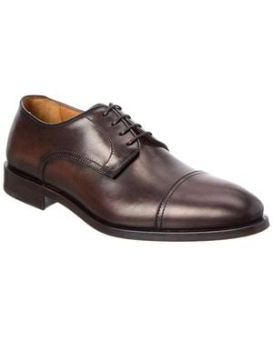 Antonio Maurizi Cap Toe Leather Oxford - Brown