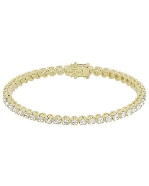 Lab Grown Diamonds 14K 3.00 Ct. Tw. Lab Grown Diamond Tennis Bracelet - Metallic