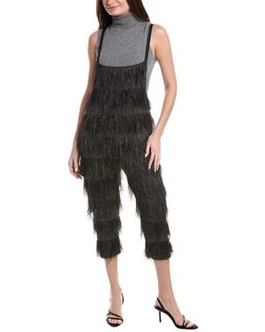 Brunello Cucinelli Feather Silk-Blend Jumper - Black
