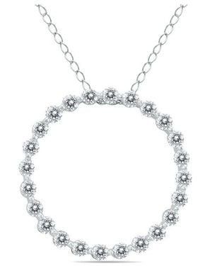 Diamond Select Cuts 14K 0.46 Ct. Tw. Diamond Necklace - White