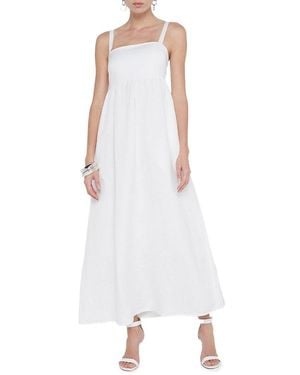 L'Agence Jessamy Empire Waist Dress - White