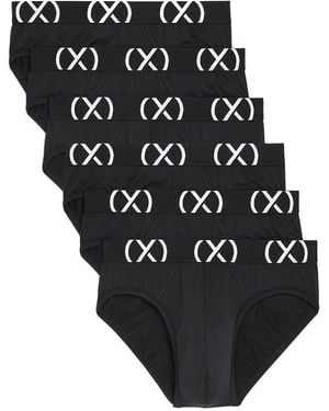 2xist 2(X)Ist Set Of 6 Sport Brief - Black