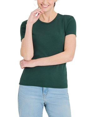 Life Is Good. Ribbed T-Shirt - Green