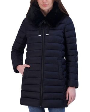 Tahari Puffer Jacket - Blue