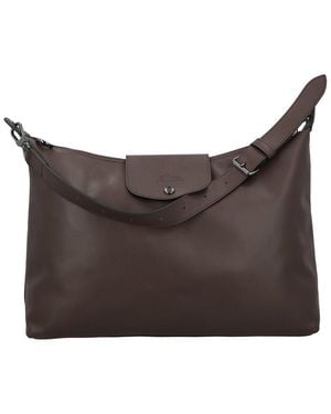 Longchamp Le Pliage Xtra Xl Leather Hobo Bag - Brown