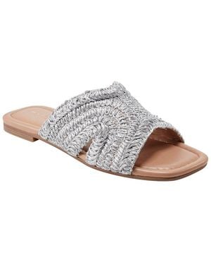 Marc Fisher Narda Textile Sandal - White