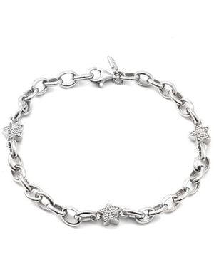 Diamond Select Cuts 0.07 Ct. Tw. Diamond Bracelet - Metallic