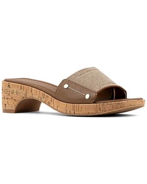 Donald J Pliner Rodeo Leather Sandal - Brown