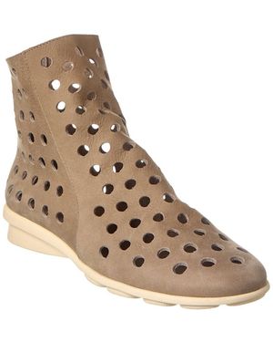 Arche Dato Leather High-top Trainer - Brown