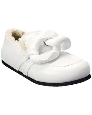 JW Anderson Chain Leather Loafer - White