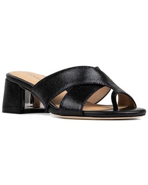Donald J Pliner Kenna Leather Mule - Black