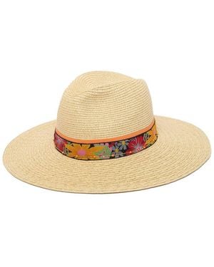San Diego Hat Flora Fedora - Natural