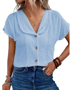 Emma way Blouse - Blue