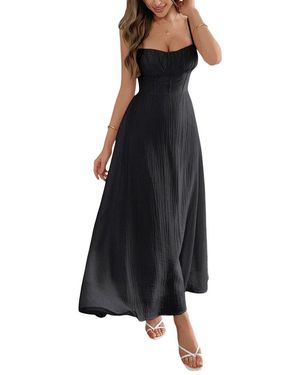 Adelin May Midi Dress - Black