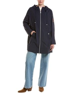 Herno Waterproof Hooded Jacket - Blue