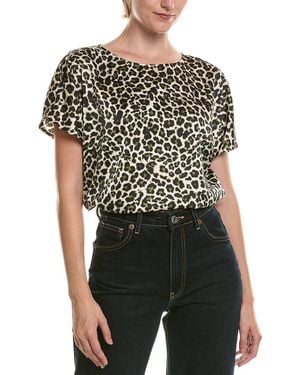 Anne Klein Bateau Neck Top - Black