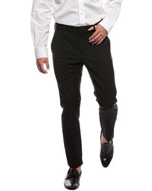 Valentino Wool & Mohair-Blend Trouser - Black