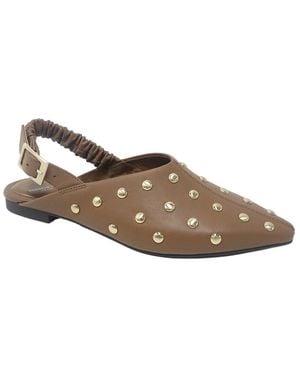 Kenneth Cole Nicola Slingback Flats - Brown
