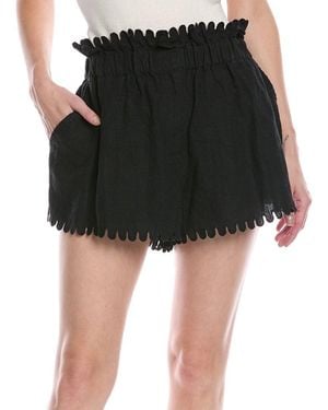 Sea Lait Linen Short - Black