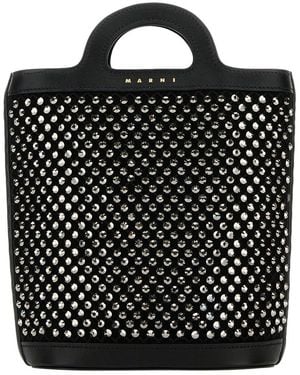 Marni Tropicalia Nano Handbag - Black