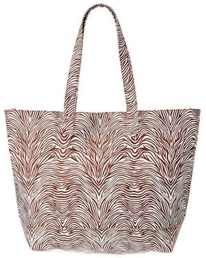 Hobo International Detour Large Canvas Shopper Tote - Pink