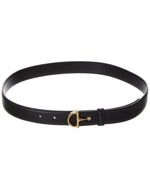 Gucci Horsebit Leather Belt - Black
