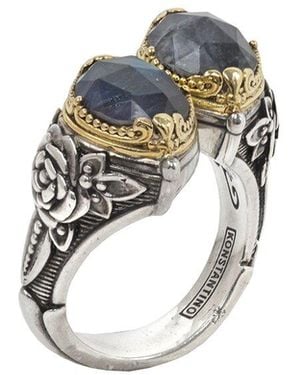 Konstantino 18k & Silver Spectrolite Ring - White