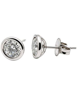 Prince Diamond & Jewelry 14K 2.00 Ct. Tw. Lab-Grown Diamond Stud Earrings - Metallic