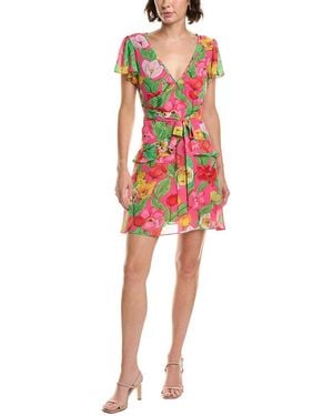 MILLY Lee Tulip Mini Dress - Red