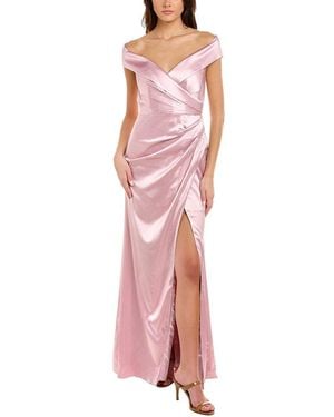 Black by Bariano Yvonne Gown - Pink