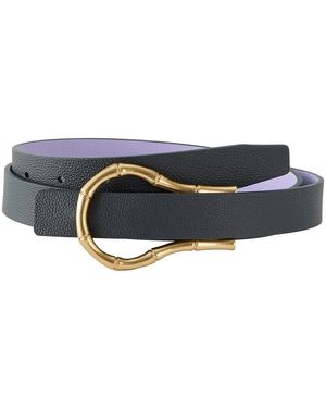 J.McLaughlin Olympia Leather Belt - Blue