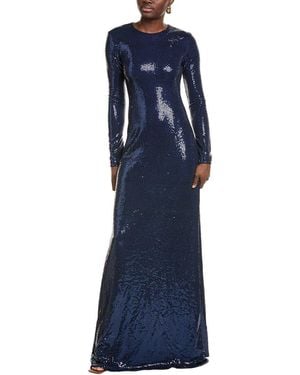Michael Kors Collection Sequin Gown - Blue