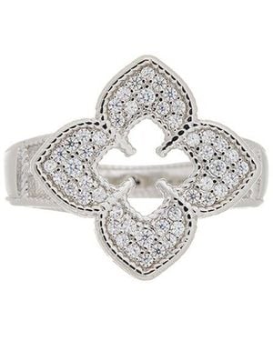 Juvell 18K Plated Cz Ring - White