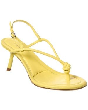 Victoria Beckham Leather Sandal - Metallic