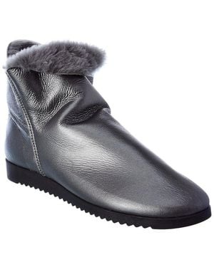 Arche Baosha Leather Bootie - Gray