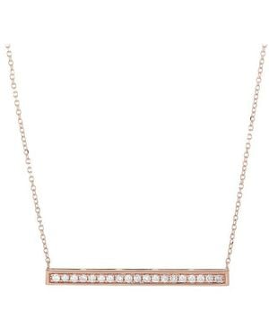 Diamond Select Cuts 14K Rose 0.25 Ct. Tw. Diamond Necklace - White