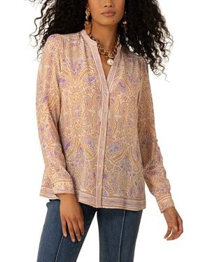 Hale Bob Silk Yaretzi Blouse - Natural