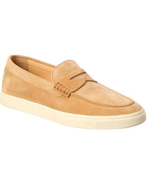 Brunello Cucinelli Suede Loafer - Natural