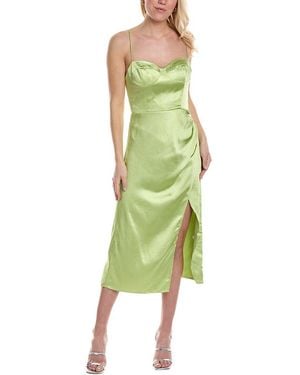 REVERIEE A-line Dress - Green