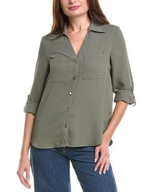 Jones New York Button Shirt - Grey