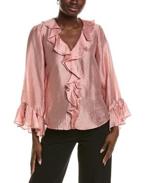 Vince Camuto Ruffle Blouse - Pink