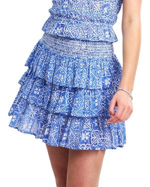 Roberta Roller Rabbit Flores Tile Siggy Skirt - Blue